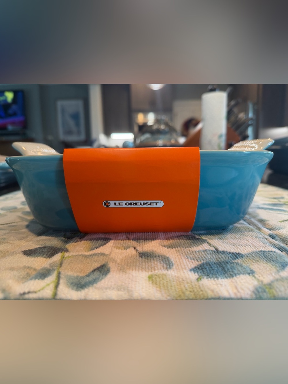 NEW Le Creuset Heritage Square Baker Deep Dish - Caribbean Teal - Retired - Rare
